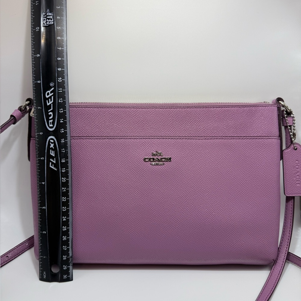 Coach Lavender Crossbody - Textured Saffiano Leather - Picture 9 of 9